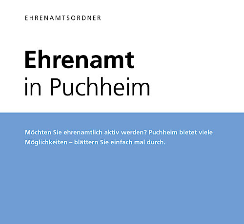 Ehrenamt in Puchheim – Informationen über Engagementmöglichkeiten